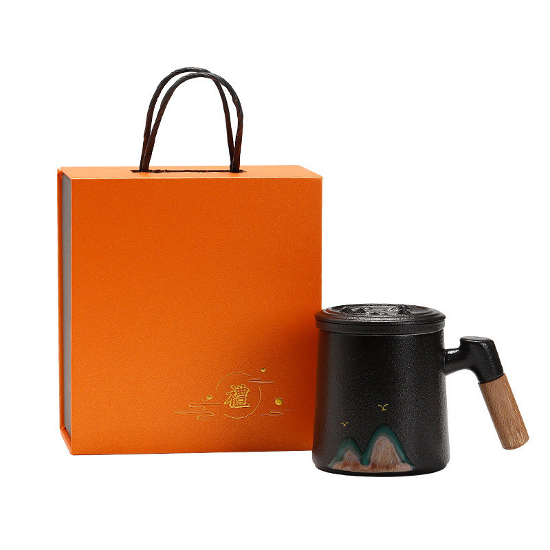 Creative Qianli Jiangshan Office Cup Set Regalos de novedad perfectos para hoteles y resorts