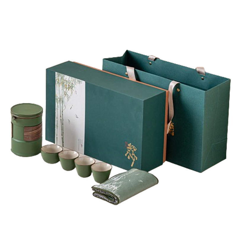 Presentación Conjunto de regalos Logotipo del cliente Conjunto de té Tetera Master Cup Taza de té*3 Toalla de té*1