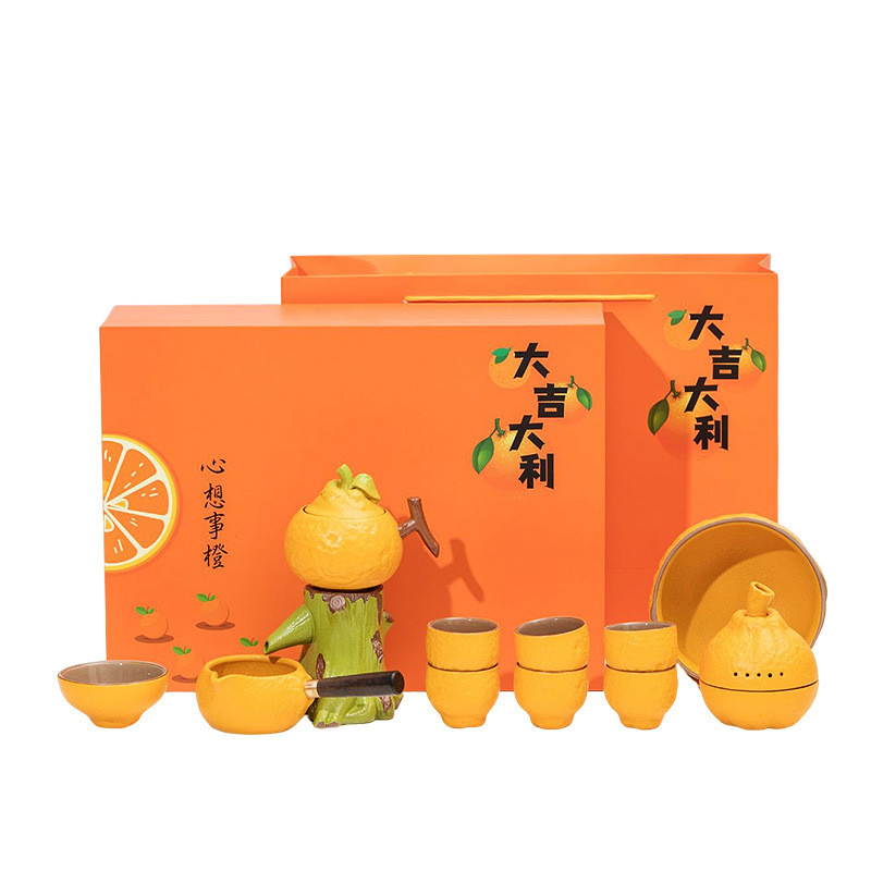 Set de té Dajidali de color personalizado Regalo de negocios personalizado para los amantes del té