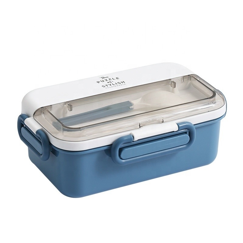 Logotipo personalizado 304 de acero inoxidable División Bento Box con calefacción de agua y vajilla Ideal