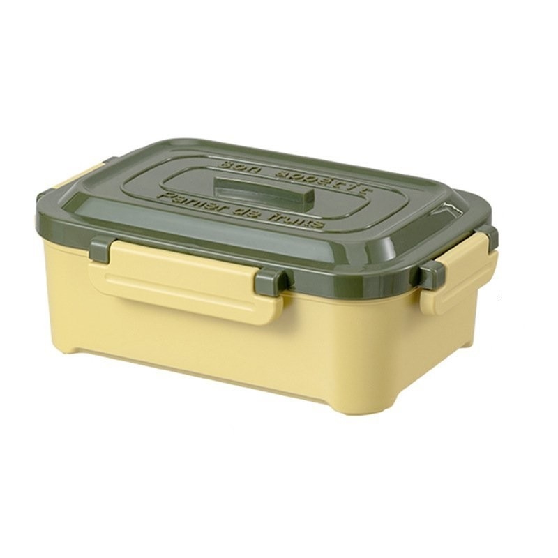 Caja de comida sellada de acero inoxidable 304 de sellado simple y portátil para beneficios de los empleados