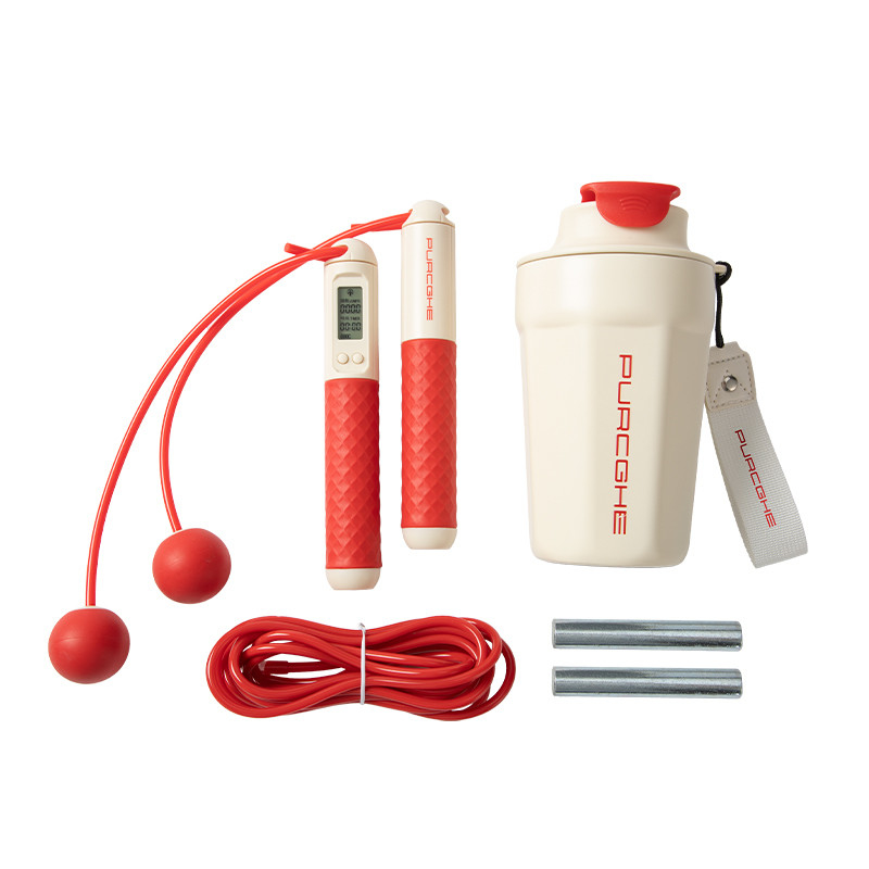 Cool Set Combo Jump Rope Taza aislada Perfecto para favores de la boda Regalos de la fiesta nupcial