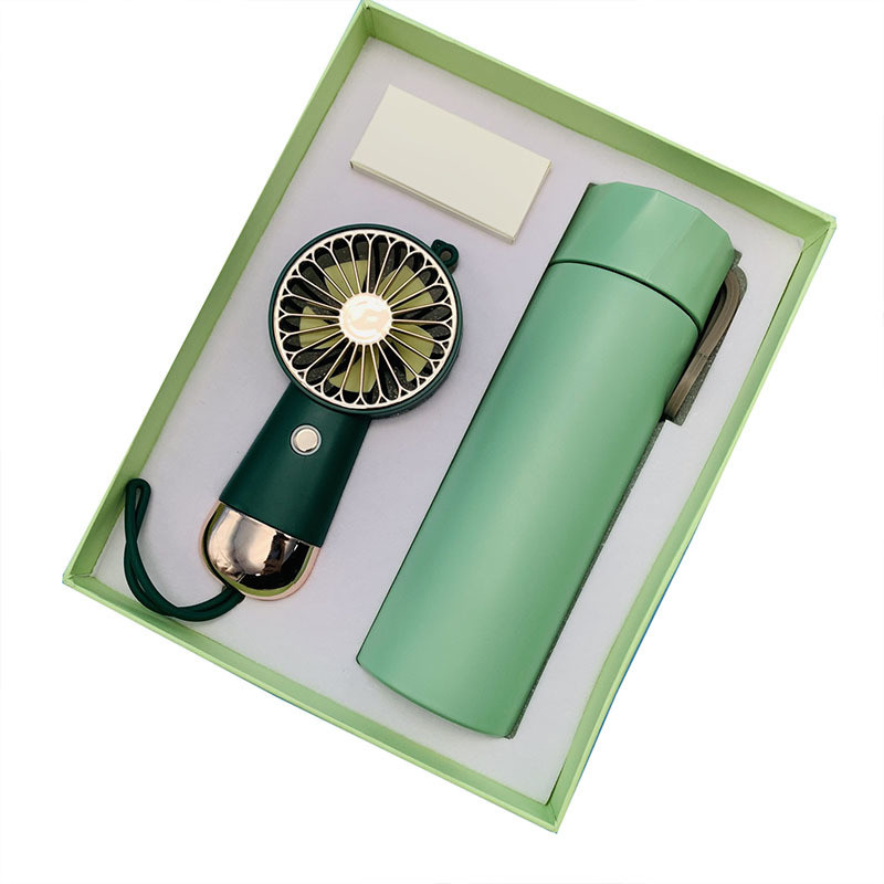 Tres etapas pequeño ventilador portátil copa térmica 300 ml su compañero de actividad de verano ideal
