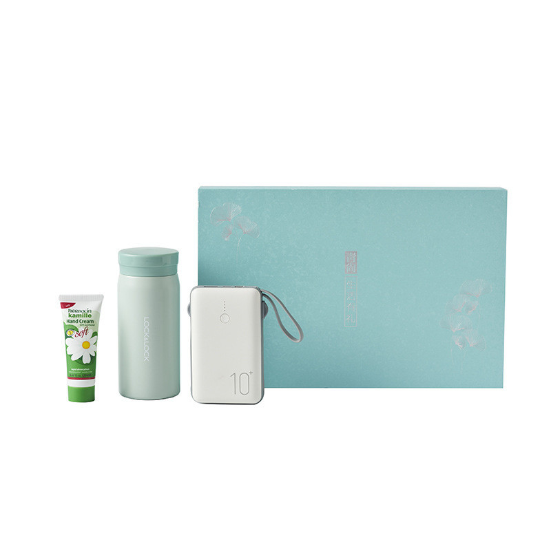 Le Kou Life Conjunto de Regalos Taza de aislamiento de 200 ml Crema para manos móviles de poder para gracias regalos