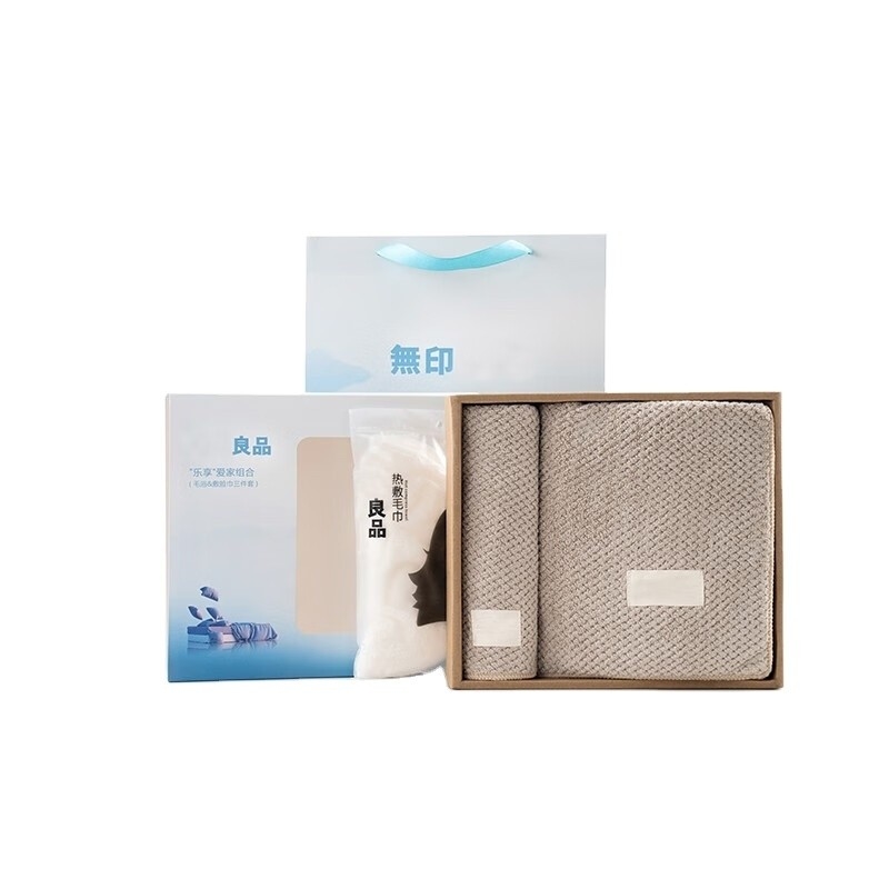 Liangpin Lexiang Aijia Combinación de Baño de Cabello Pantalón Facial Conjunto de Toallas para Hotel y Resort