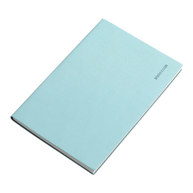 Cuaderno de color sólido simple para agencias de viajes Pequeño Papel de cuero suave de PU fresco
