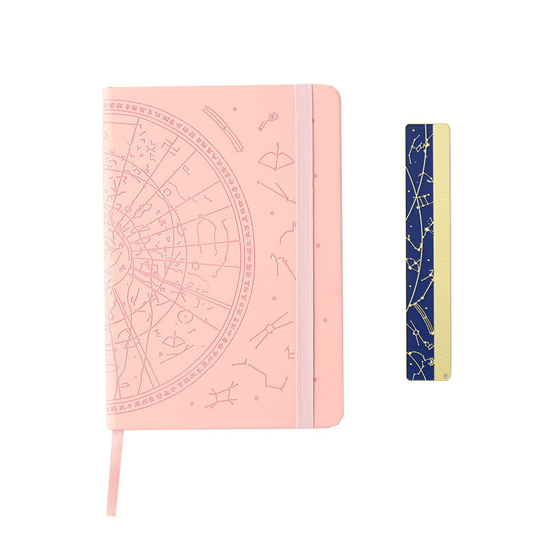 Productos de oficina Premio creativo y portátil para Starry Sky Notebook Ruler Set