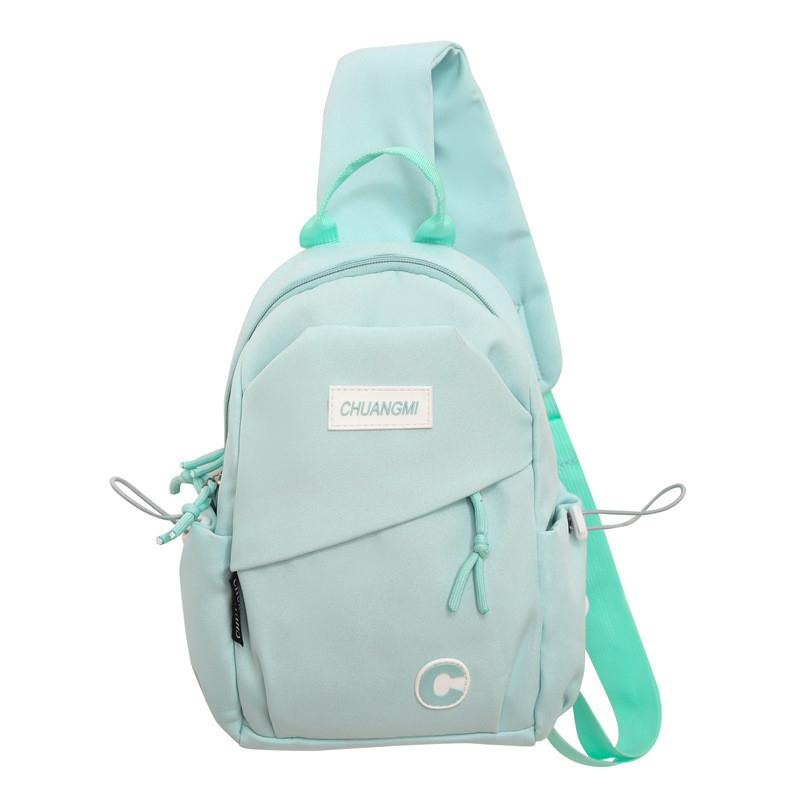 2 Impresión a color Bolso de pecho de moda de peso ligero Bolso de hombro deportivo para empleados regalo