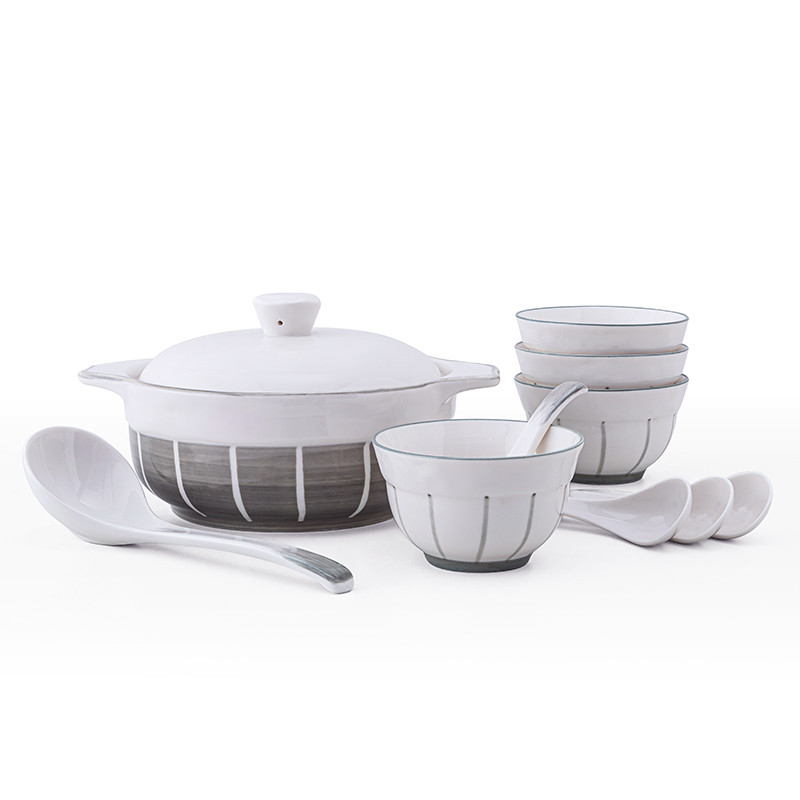 PHMI Perfecto 4,5 pulgadas Cerámica Sopa Bowl Set 1 Impresión a color para gráficos Regalo anual
